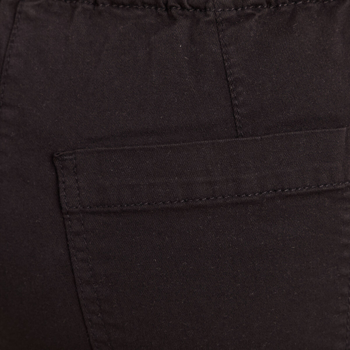 Pantalon coupe mom 7/8&egrave;me noir femme