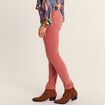 Jean magique ajusté taille standard rose femme