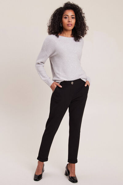 PULL FEMME Marque ATMOSPHERE - Taille 36 couleur gris