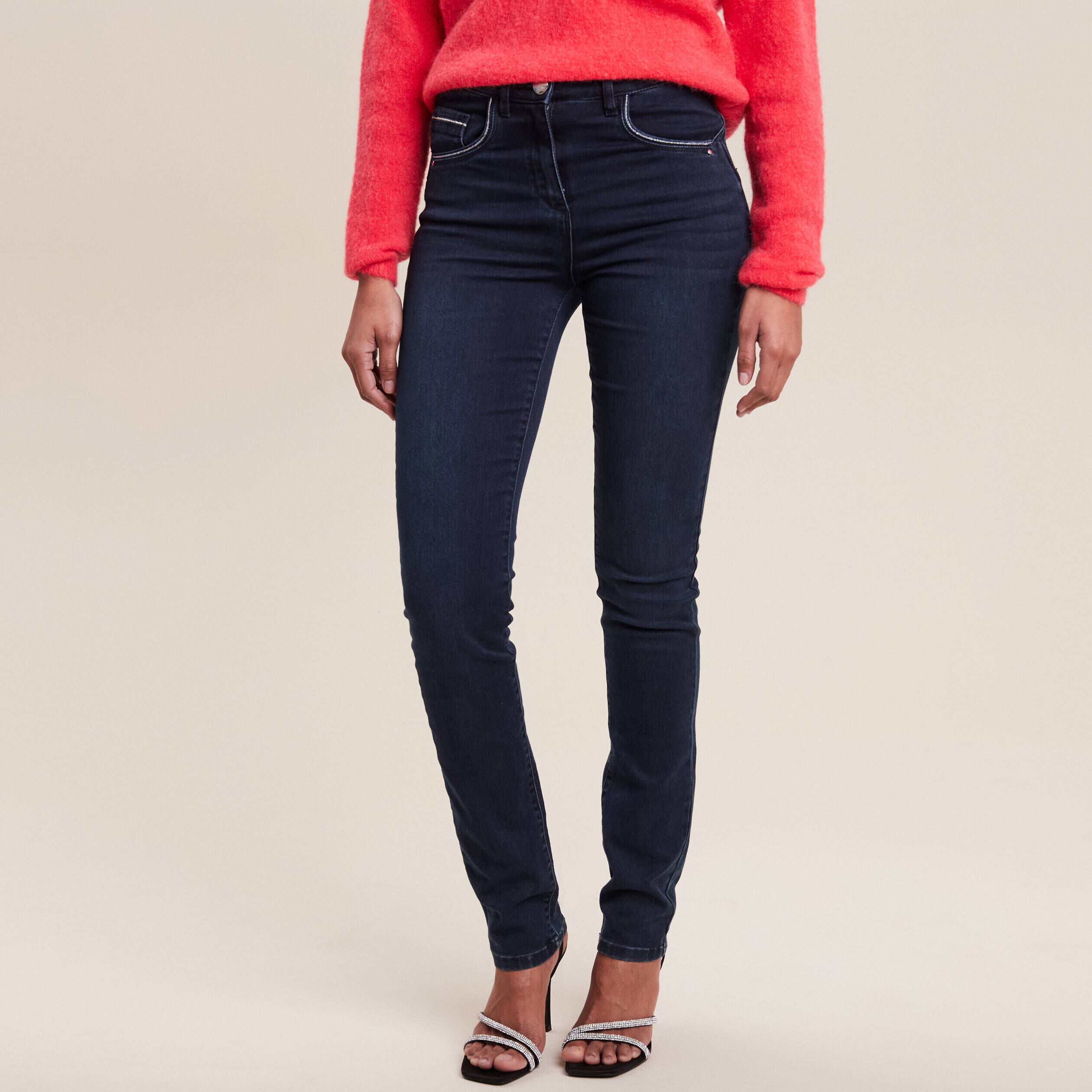 Jeans taille haute femme Breal