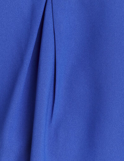D&eacute;bardeur sans manches bleu fonc&eacute; femme
