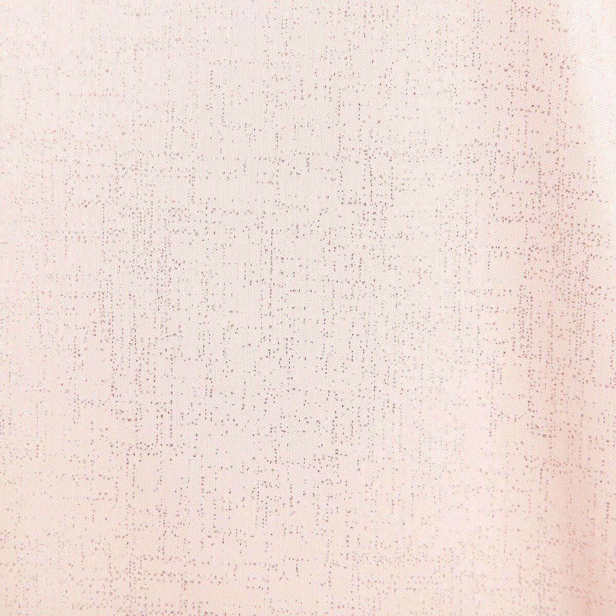t-shirt droit court satiné col rond vieux rose femme