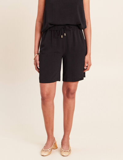 Bermuda noir femme