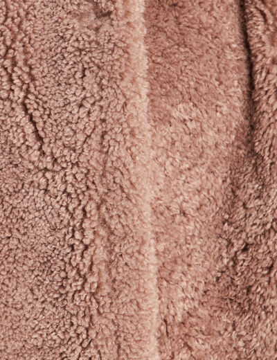 Poncho taupe femme