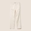 Jean taille haute sable femme