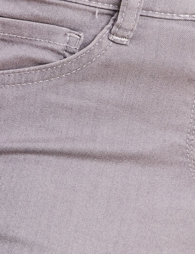 Jean magique Le L&eacute;ger coupe ajust&eacute;e denim gris femme