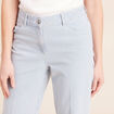 Jean coupe large 7/8&egrave;me bleu femme