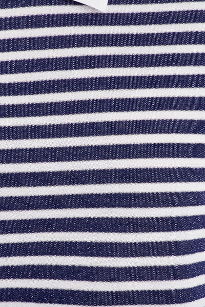 T-shirt manches 3/4 bleu marine femme