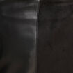 Jupe trap&egrave;ze courte aspect daim noir femme