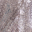T-shirt &agrave; sequins manches coudes gris argent femme