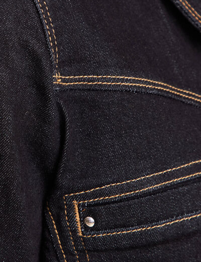 Veste denim brut femme