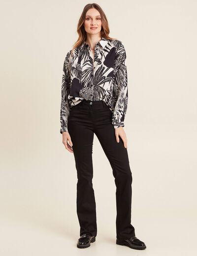 Chemise manches longues blanc femme