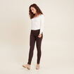 Pantalon chaud magique marron foncé femme