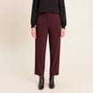 Pantalon bordeaux femme