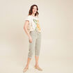 T-shirt manches courtes ecru femme