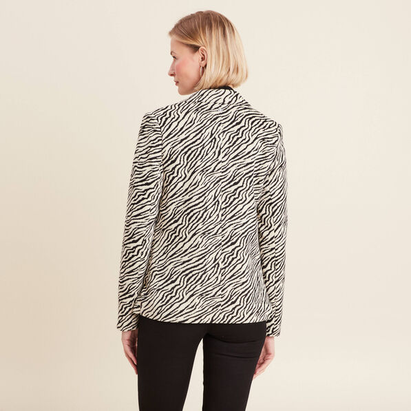 Veste esprit tailleur beige femme