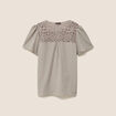 T-shirt manches courtes vert clair femme