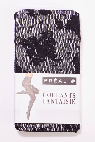 Collants fantaisie noir femme