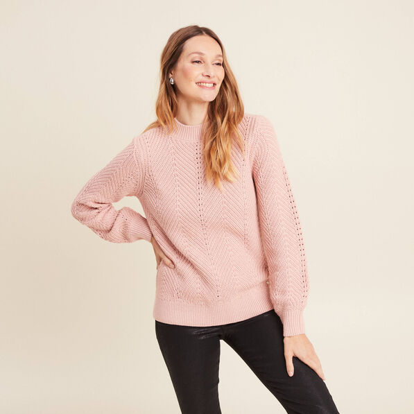 pull manches longues vieux rose femme Pull manches longues vieux rose femme