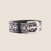 Ceinture fine couleur argent femme