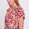 Blouse manches courtes rose clair femme
