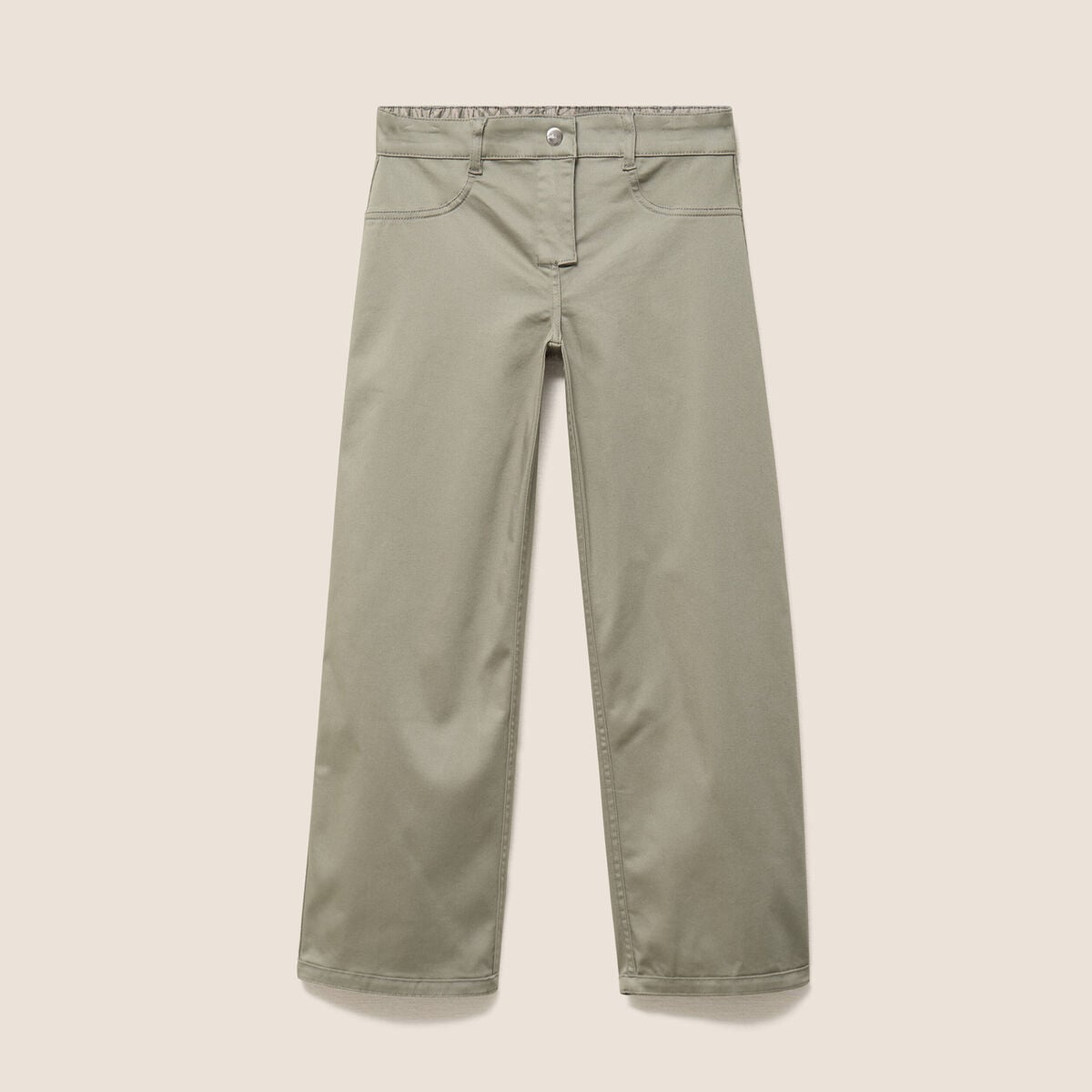 Pantalon r&eacute;versible gris femme