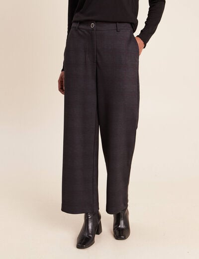 Pantalon gris fonc&eacute; femme