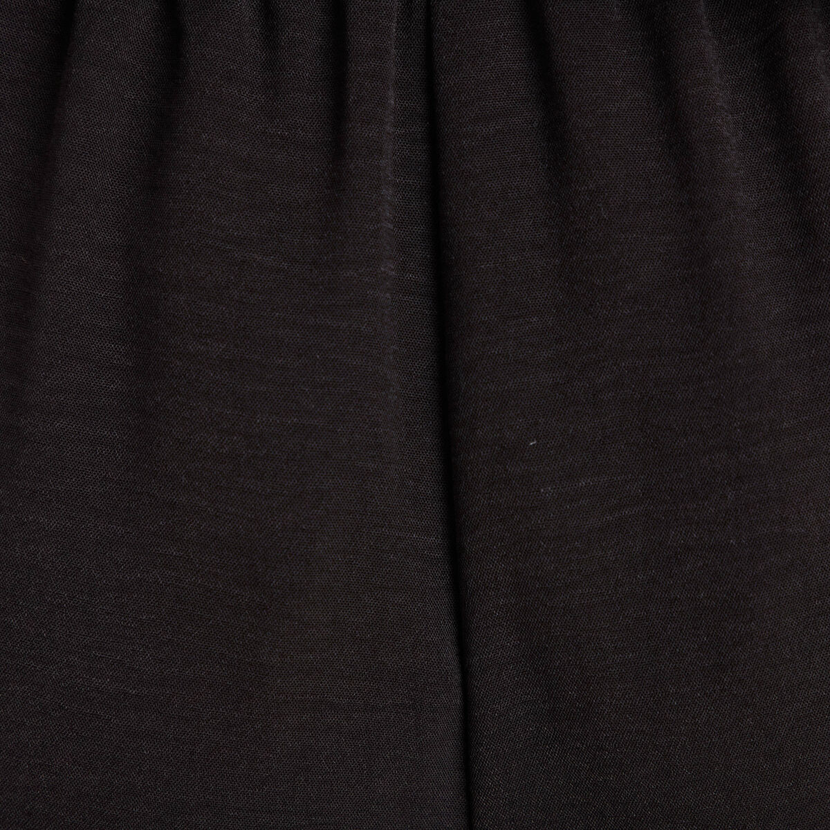Pantalon coupe large portefeuille noir femme