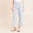 Jean coupe large 7/8&egrave;me bleu femme