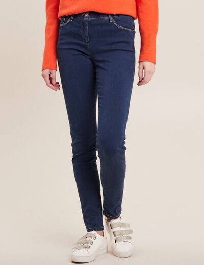 Pantalon magique ajusté denim stone femme