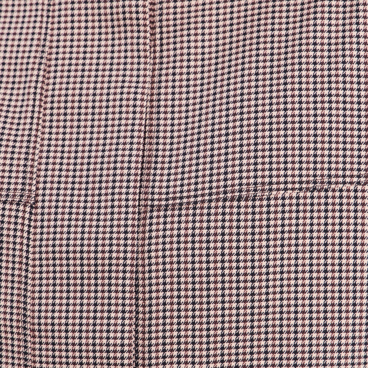 Veste col montant doubl&eacute;e marron femme