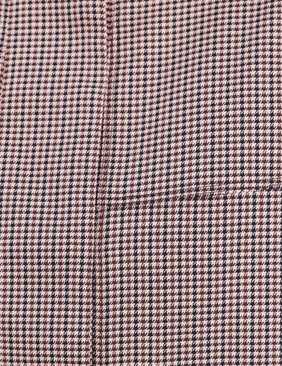 Veste col montant doubl&eacute;e marron femme