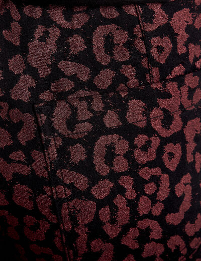 Pantalon décontracté prune femme