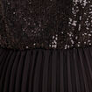Robe midi &eacute;vas&eacute;e noir femme