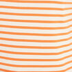 T-shirt manches courtes orange abricot femme