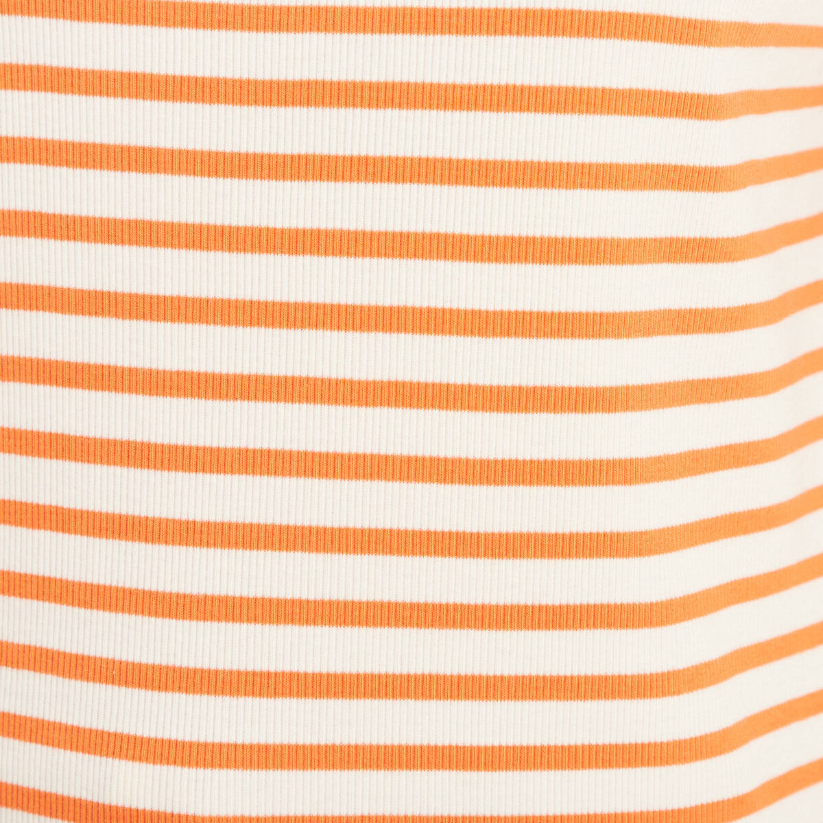 T-shirt manches courtes orange abricot femme