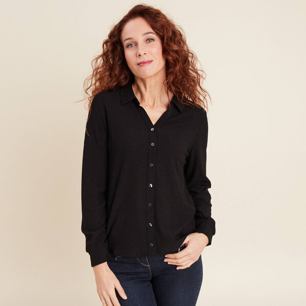 blouse manches longues noir femme Blouse manches longues noir femme