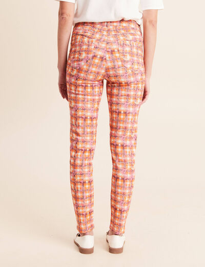 Pantalon magique Le L&eacute;ger coupe ajust&eacute;e orange femme