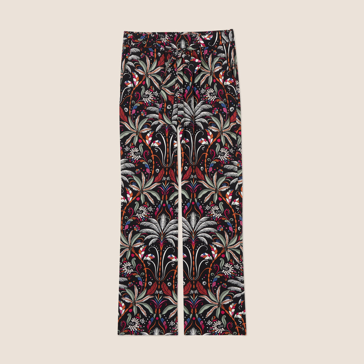 Pantalon flou noir femme