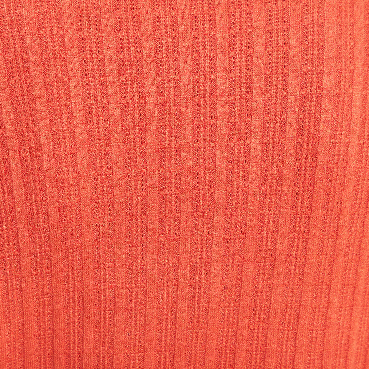 T-shirt col nou&eacute; manches longues rouge fonc&eacute; femme