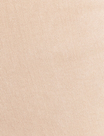 Jean bootcut taille haute denim beige femme