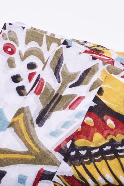 Foulard multicolore femme