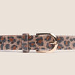 Ceinture fine avec strass couleur cuivre femme