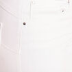 Jean coupe droite taille haute blanc femme