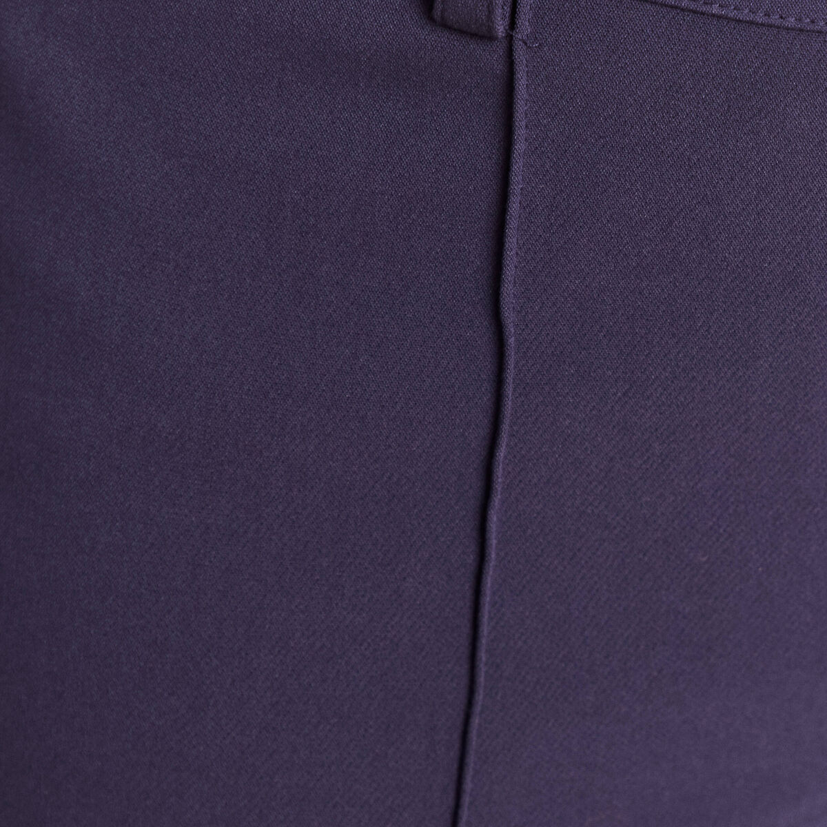 Pantalon coupe large bleu marine femme