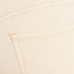 Pantalon léger taille standard 7/8ème ivoire femme