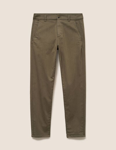 Pantalon Magique Monsieur le Leger chino vert kaki femme