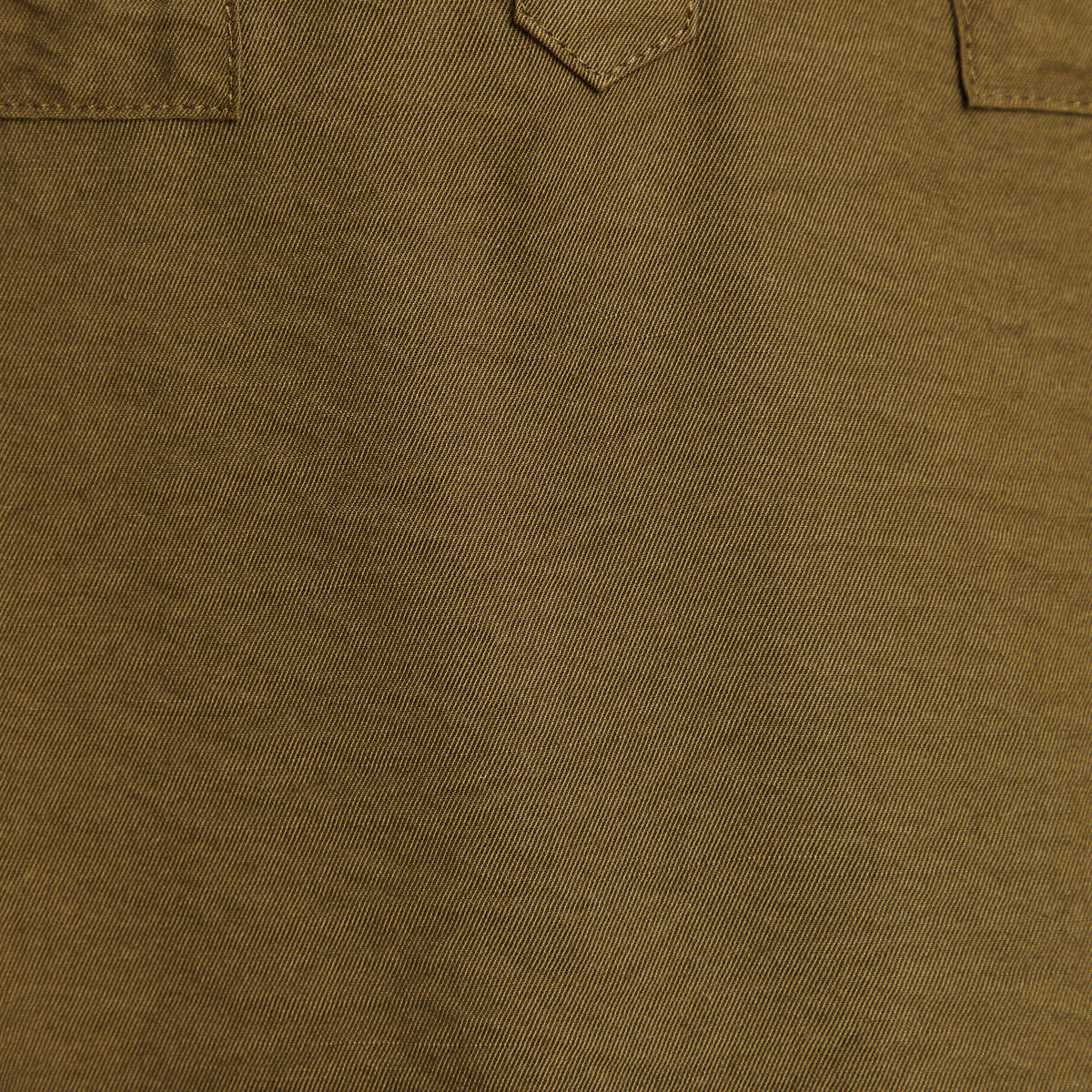 Blouse manches longues vert olive femme
