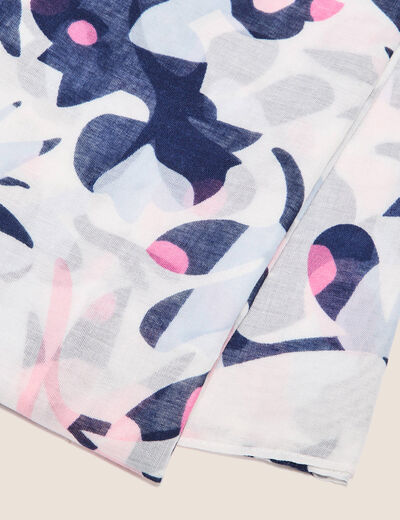 Foulard bleu clair femme