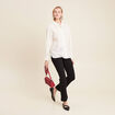 Jean bootcut taille basculée denim noir femme